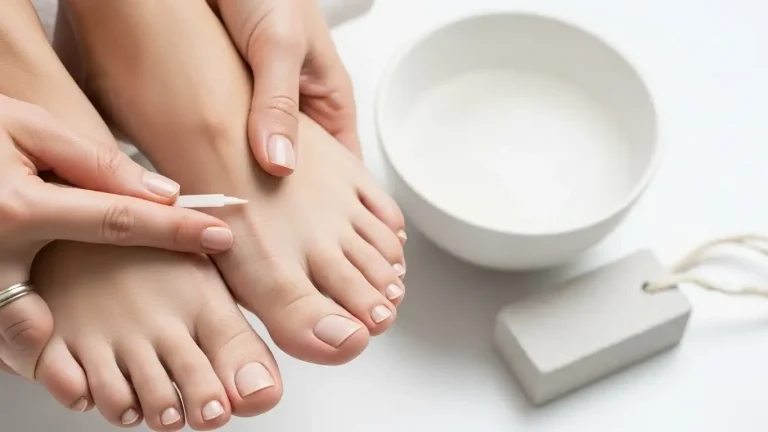 simple pedicure trend